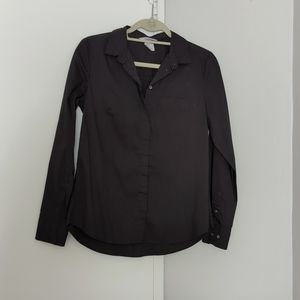 H&M Black button down women's shirt